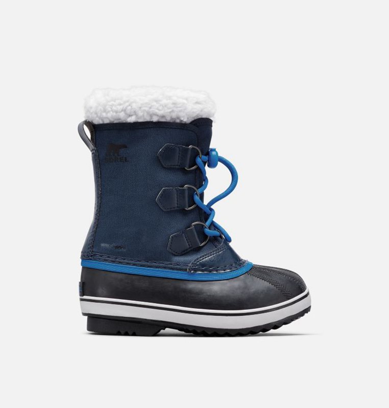 Sorel Barn Vinterkängor Marinblå/Blå - Youth Yoot Pac™ Nylon - ZWA-074391